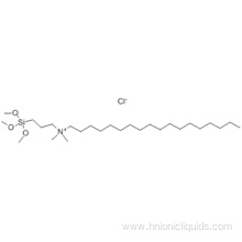 1-Octadecanaminium,N,N-dimethyl-N-[3-(trimethoxysilyl)propyl]-, chloride (1:1) CAS 27668-52-6